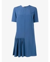 STELLA MCCARTNEY Silk Dress with Pleated Front