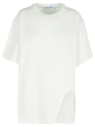 Attico Short-sleeved T-shirt In White
