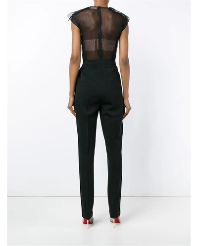 Shop Lanvin Sweetheart Silk-blend Jumpsuit