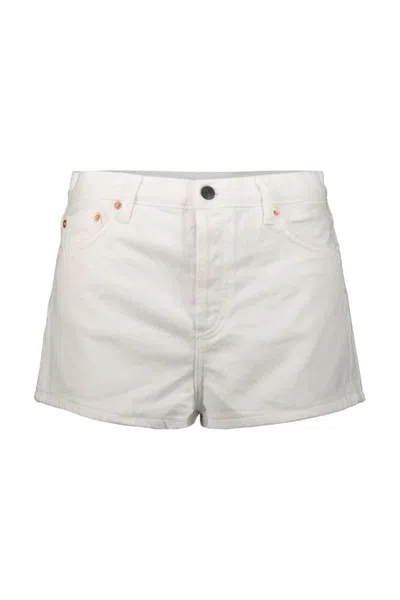 Wardrobe.nyc Denim Short Clothing In White
