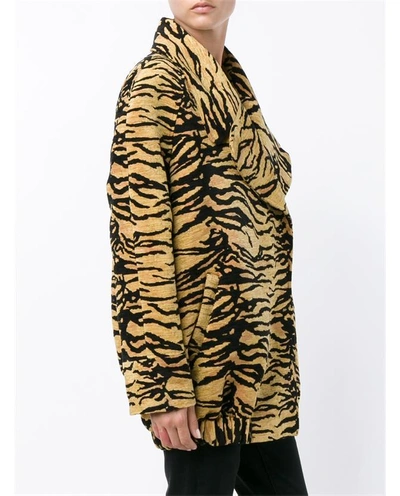 Shop Adam Lippes Tiger Jacquard Oversized Jacket