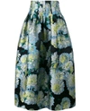 ADAM LIPPES Floral Print Maxi Skirt