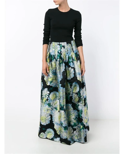 Shop Adam Lippes Floral Print Maxi Skirt