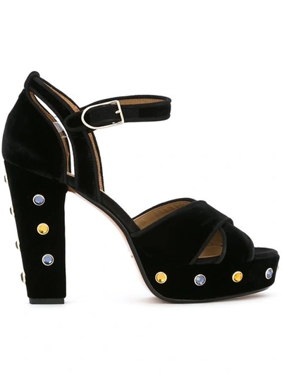 Sonia Rykiel Platform Heels Sandals In Black
