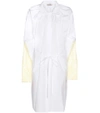 NINA RICCI LACE-TRIMMED COTTON SHIRT DRESS,P00186581-4