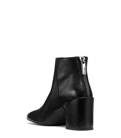 Shop Stuart Weitzman The Bacari Bootie In Black Nappa Leather