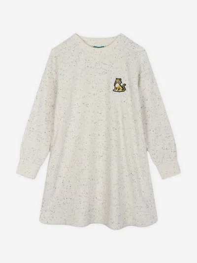 Kenzo Girls Kotora Sweater Dress In Ivory