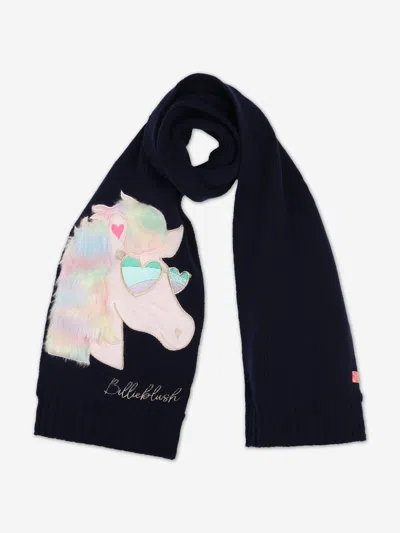 Billieblush Girls Pegasus Scarf In Blue