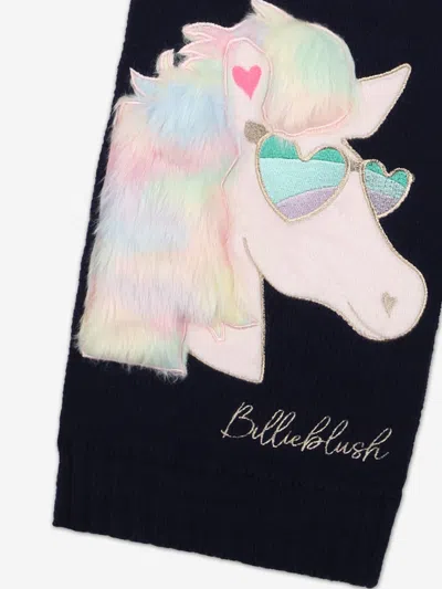 Billieblush Girls Pegasus Scarf In Blue
