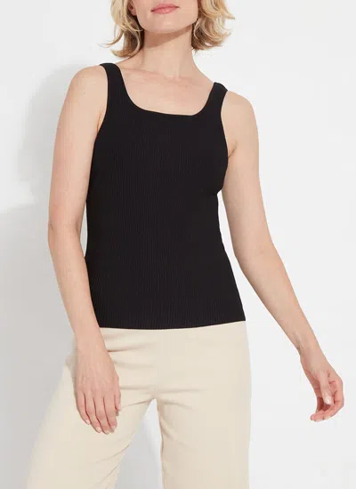 Lyssé Avril Sculpting Tank Top In Black In Black