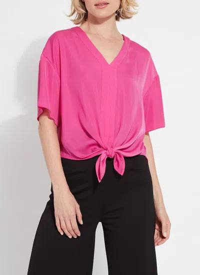 Lyssé Cleo Tie Up Top In Multi