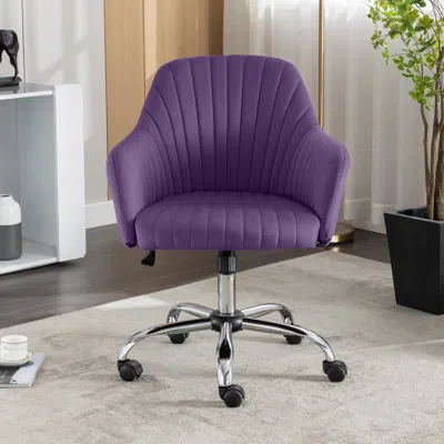 Streamdale Furniture Streamdale Accent Chair Modern Home Office Leisure Chair With Adjustable Velvet Height And Adjustabl