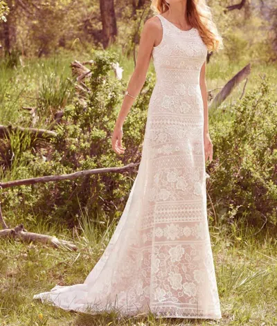 Maggie Sottero Danielle Wedding Dress In Ivory/blush In Multi
