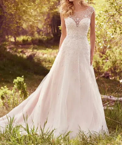 Maggie Sottero Freesia Wedding Dress In Vintage Mist/pewter In Multi