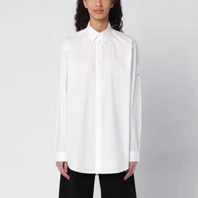 Moncler X Willow Smith White Cotton Shirt In White