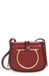 FERRAGAMO 'Sabine' Nappa Leather Saddle Bag