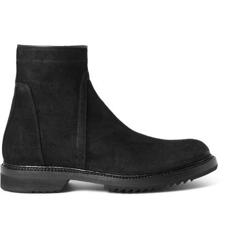 rick owens suede boots
