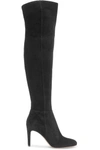 GIANVITO ROSSI Suede over-the-knee boots