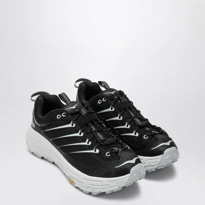 Hoka Mafate Three2 Rubber-trimmed Mesh Running Sneakers In Black