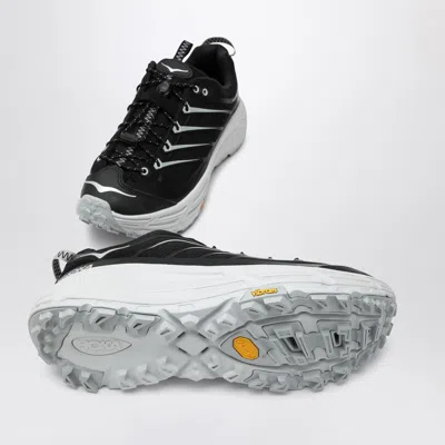 Hoka Black/cosmic Grey Mafate Three2 Sneakers In Black