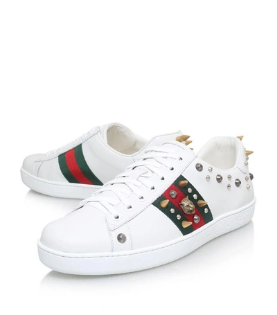 Shop Gucci New Ace Punk Sneakers