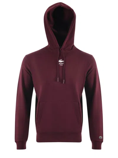Lacoste Sudadera - Rojo Oscuro In Red