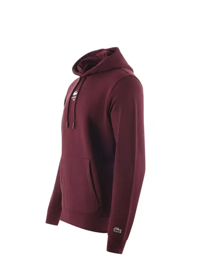 Lacoste Sudadera - Rojo Oscuro In Red