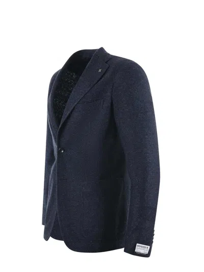 Tagliatore Jackets In Blu Melange