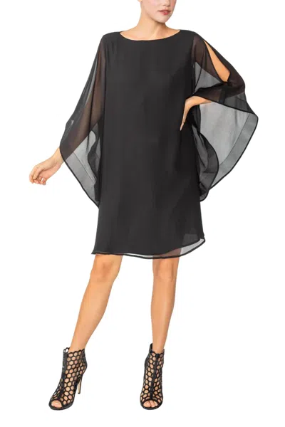 Ic Collection Filled With Love Dress In Black In Black