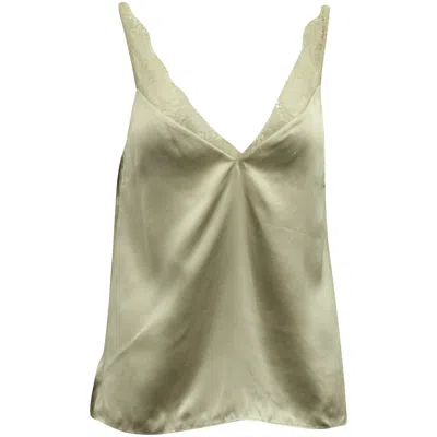 Cami Nyc Lace Camisole In Beige Silk In Beige