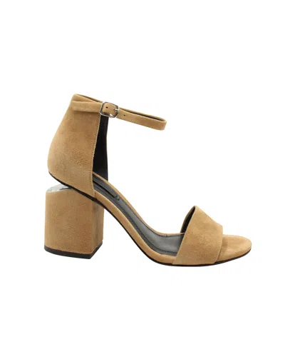 Alexander Wang Abby Sandals In Tan Suede In Brown