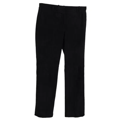 Joseph Cropped Coleman Pant Back Pockets In Black