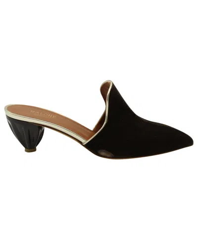 Malone Souliers Marianne Mules In Brown Suede In Brown