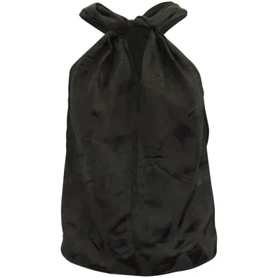 Isabel Marant Twist-neck Halter Top In Black Viscose In Black