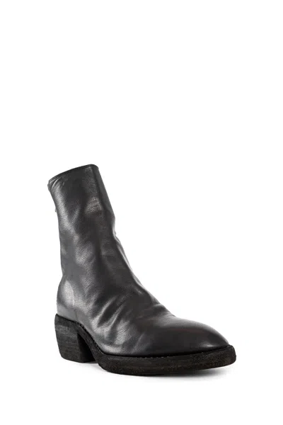 Guidi Woman Black Boots In Black