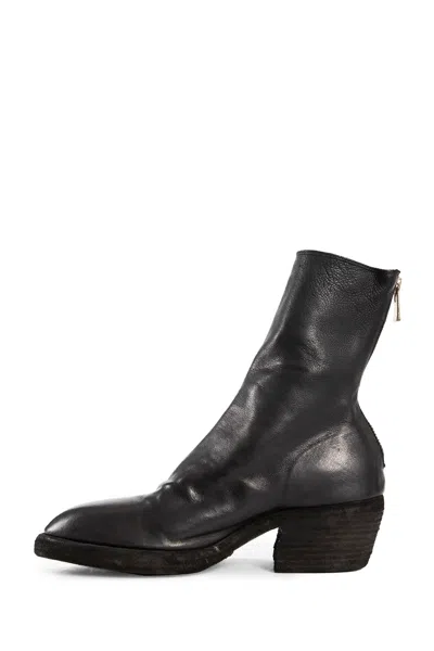Guidi Woman Black Boots In Black