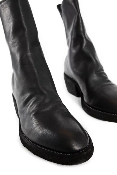 Guidi Woman Black Boots In Black