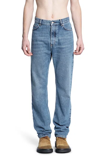 Loewe Man Blue Jeans In Blue