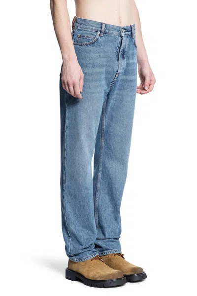 Loewe Man Blue Jeans In Blue