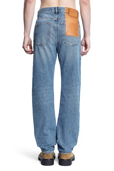 Loewe Man Blue Jeans In Blue