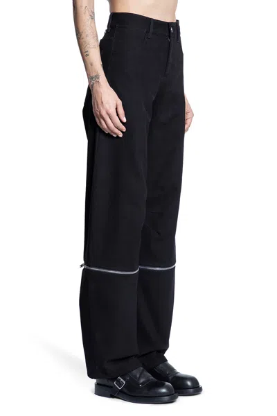 Moncler Genius Woman Black Trousers In Black
