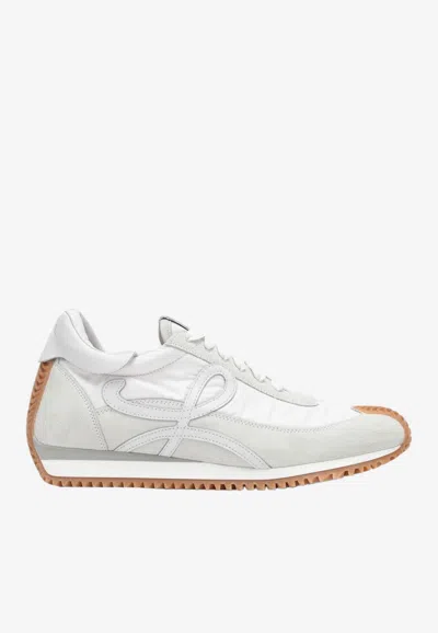 Shop Loewe Flow Runner Low-top Sneakers In White