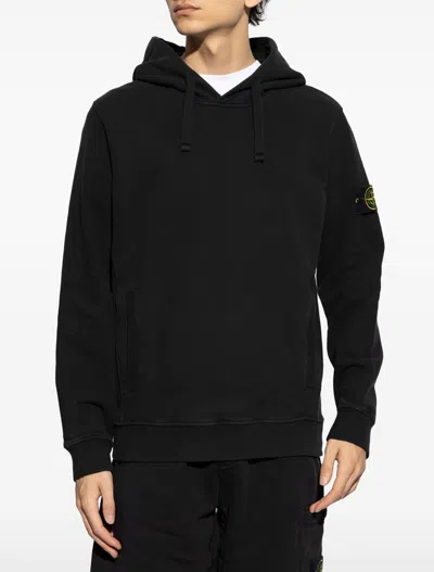 Stone Island Sweaters In Black