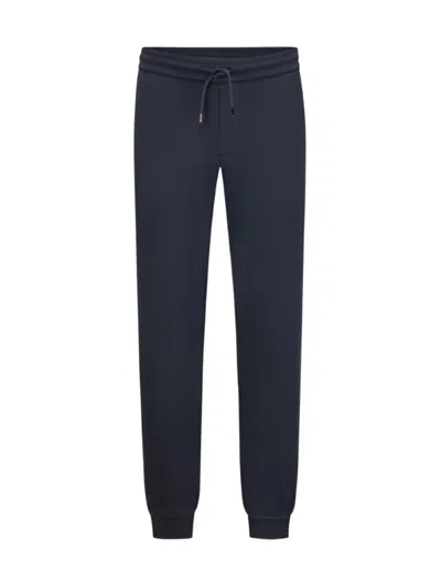 Armani Exchange Drawstring Sweatpants In Blue