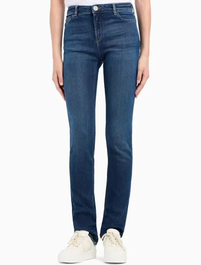 Emporio Armani Denim Cotton Jeans In Denim Blu Md