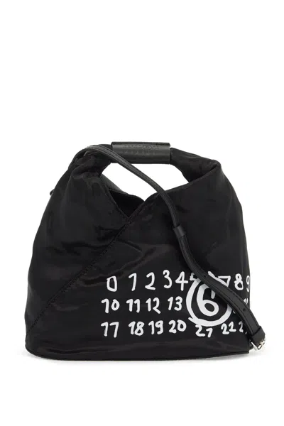 Mm6 Maison Margiela Mm6 By Maison Margiela Japanese Distinctive Fabric Finish Crossbody Bag In Black