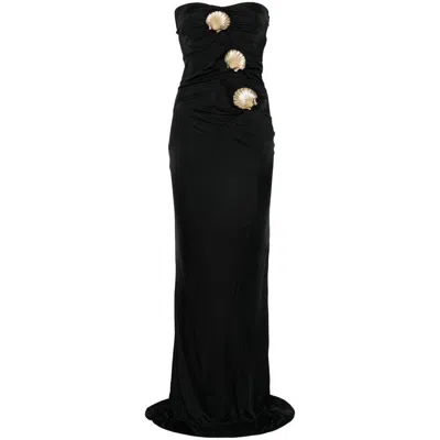 Giuseppe Di Morabito Strapless Gown In Black