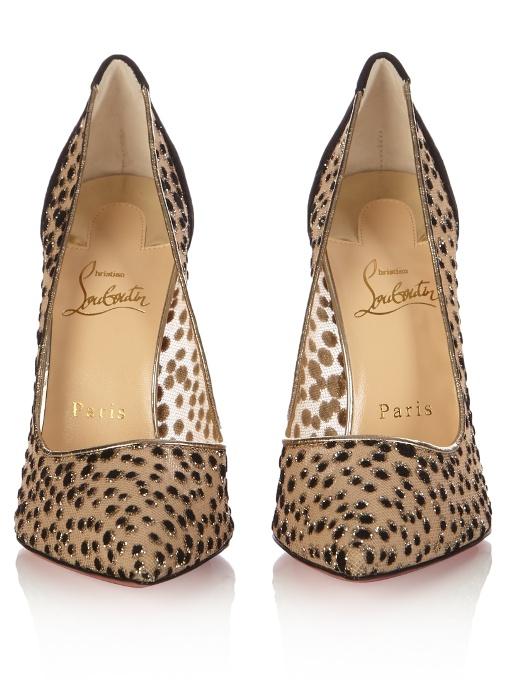 christian louboutin heels lace