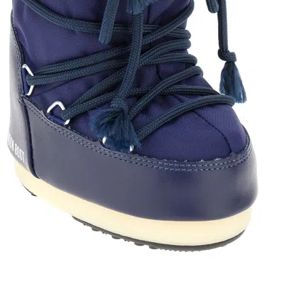 Moon Boot Baby Boys Icon Mini Boots In Blue