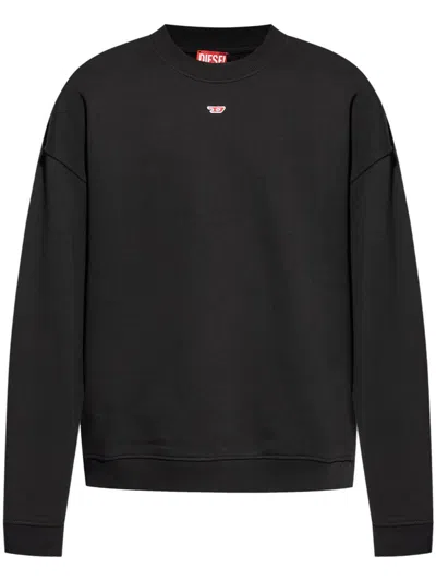 Diesel S-boxt-d Sweatshirt In Black